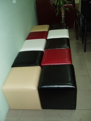Продам мягкие каркасные пуфики Пуфик куб,  диван и кресло для дома,  бар - foto 5