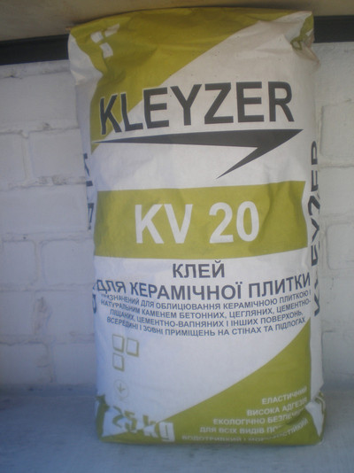 Kleyzer kv20 - Клей для плитки базовый  - main