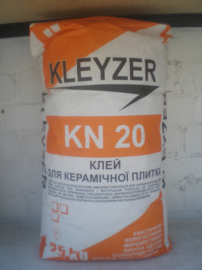 Kleyzer KN20 - Клей для плитки эластичный  - main