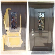 Реставрация дверей,  установка замков - foto 1